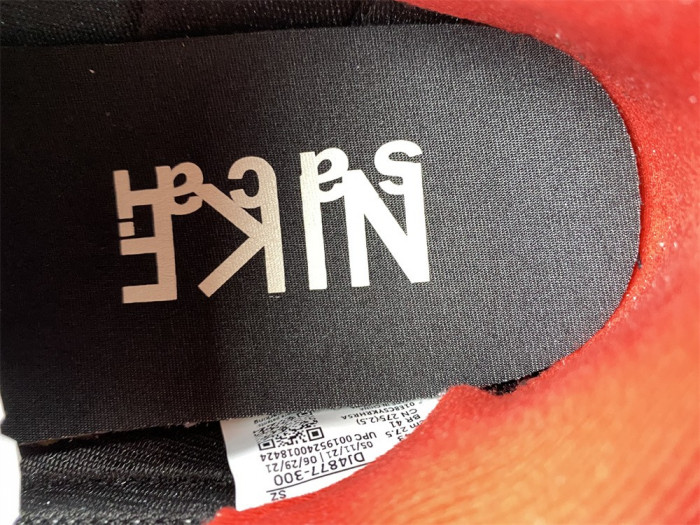 sacai x Undercover x LDWaffle ‘Midnight Spruce University Red’ DJ4877-300