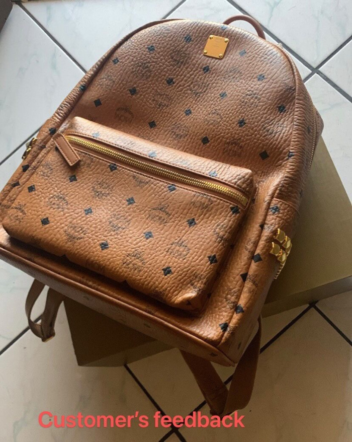 MCM backpack 13"W x 16"H x 5"D
