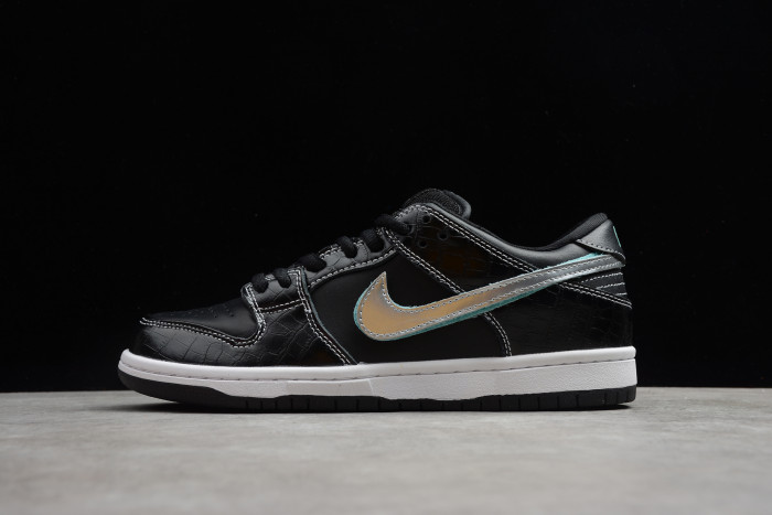 nike sb dunk low Di*m*nd supply co black Di*m*nd bv1310-001