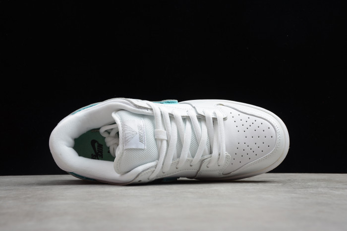 nike sb dunk low Di*m*nd supply co white Di*m*nd bv1310-100