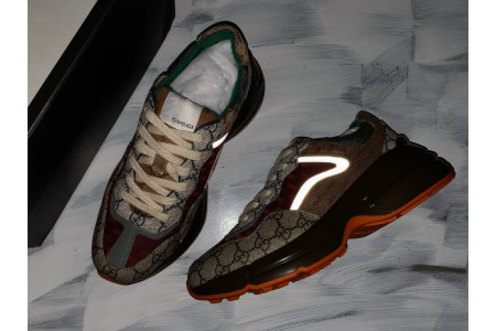 G*u*i rhyton vintage trainer sneaker 620185 99wg0 6060